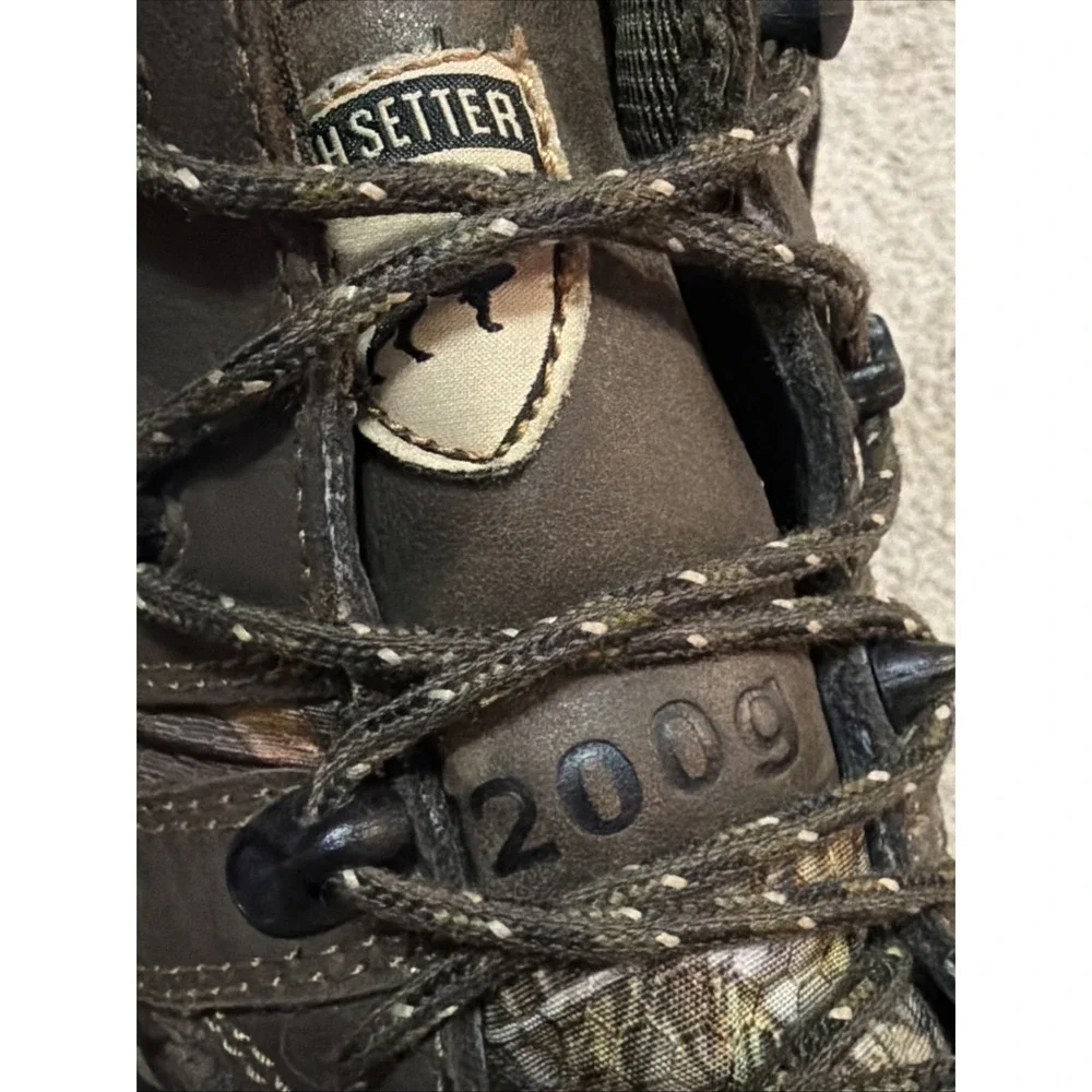Irish Setter Men's Camo Hunting Boots Waterproof Insulated Scent Ban 11 D